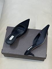 Fortok Alaïa Le Coeur Heart mules Suede Black - 2