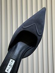 Fortok Alaïa Le Coeur Heart mules Suede Black - 3