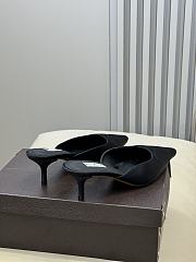 Fortok Alaïa Le Coeur Heart mules Suede Black - 5