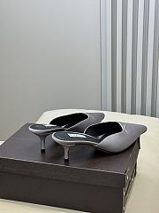 Fortok Alaïa Le Coeur Heart mules Grey - 4