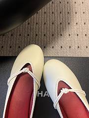 Fortok Bottega Veneta Knot Leather Mules Light Yellow 1cm - 5