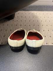 Fortok Bottega Veneta Knot Leather Mules Light Yellow 1cm - 3