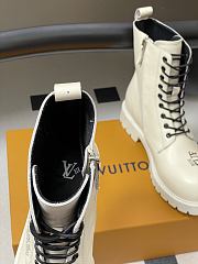 Fortok Louis Vuitton Illusion Ankle Boots White  - 4
