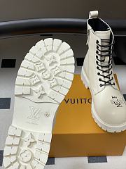 Fortok Louis Vuitton Illusion Ankle Boots White  - 3