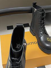 Fortok Louis Vuitton Illusion Ankle Boots Black - 3