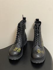Fortok Louis Vuitton Illusion Ankle Boots Black - 2