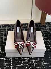 Fortok Jimmy Choo Auria 70 Bump Burgundy  - 1