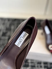 Fortok Jimmy Choo Auria 70 Bump Burgundy  - 5