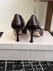 Fortok Jimmy Choo Auria 70 Bump Burgundy  - 2