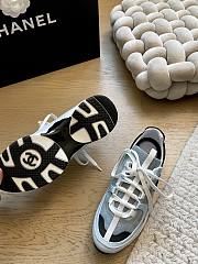 Fortok Chanel 25C Sneakers Suede Blue - 4