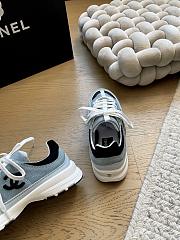 Fortok Chanel 25C Sneakers Suede Blue - 2