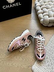 Fortok Chanel 25C Sneakers Suede Pink - 6