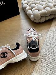 Fortok Chanel 25C Sneakers Suede Pink - 4