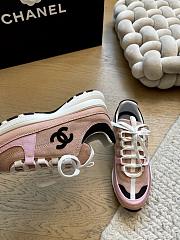 Fortok Chanel 25C Sneakers Suede Pink - 3