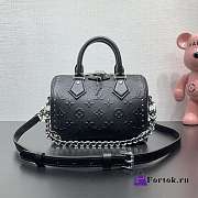 Fortok Louis Vuitton Speedy Trunk 20 Black M14575 13.5 x 11 x 20.5 cm - 2