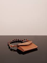 Fortok Miu Miu Wallet On Chain Brown 10.5*8.5cm - 5