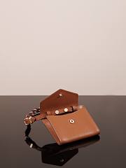 Fortok Miu Miu Wallet On Chain Brown 10.5*8.5cm - 4