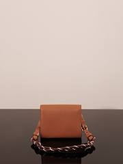 Fortok Miu Miu Wallet On Chain Brown 10.5*8.5cm - 3