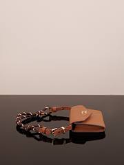 Fortok Miu Miu Wallet On Chain Brown 10.5*8.5cm - 2