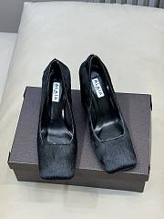 Fortok Alaïa square-toe pumps Black - 1
