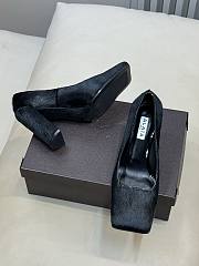 Fortok Alaïa square-toe pumps Black - 5