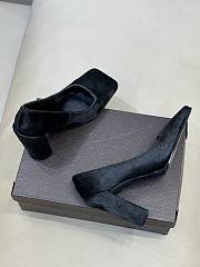 Fortok Alaïa square-toe pumps Black - 4