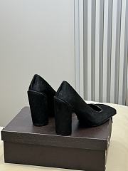 Fortok Alaïa square-toe pumps Black - 3