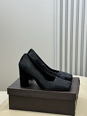 Fortok Alaïa square-toe pumps Black - 2