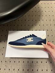Fortok Celine Racer low lace-up sneakers Blue - 4