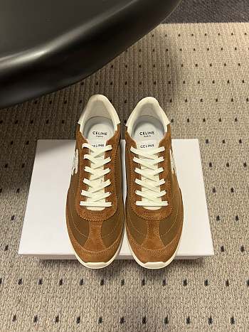 Fortok Celine Racer low lace-up sneakers Brown