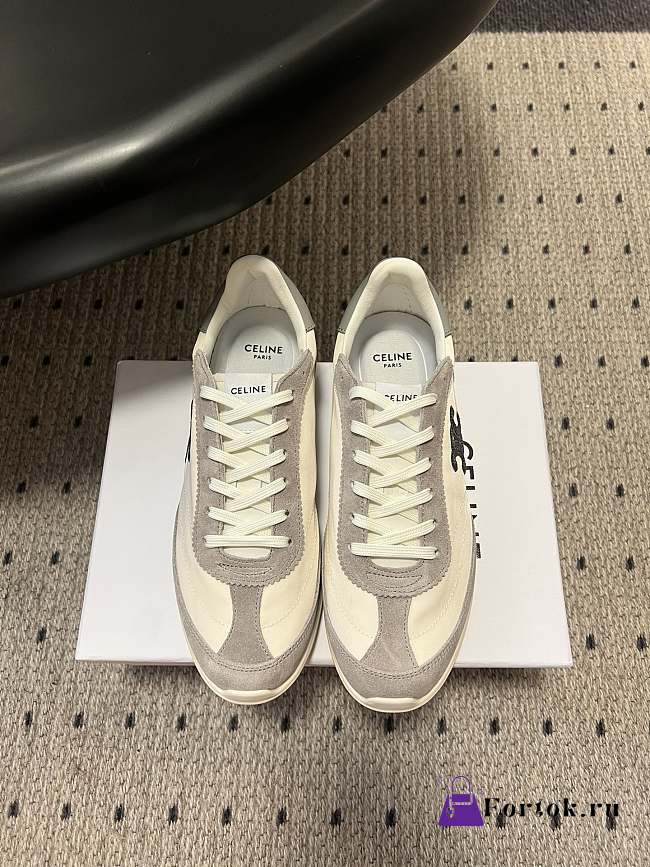 Fortok Celine Racer low lace-up sneakers Grey - 1