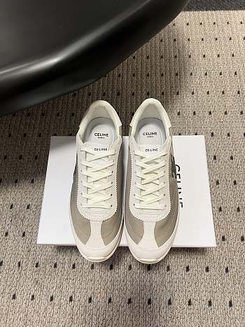 Fortok Celine Racer low lace-up sneakers Leather Grey