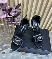 Fortok Saint Laurent leather ankle strap Heels Black 11cm - 1