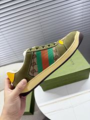 Fortok Gucci Screener GG canvas sneakers Green - 5