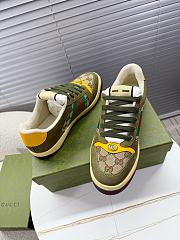 Fortok Gucci Screener GG canvas sneakers Green - 4