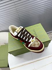 Fortok Gucci Screener GG canvas sneakers Burgundy - 5