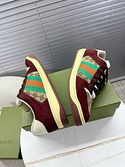 Fortok Gucci Screener GG canvas sneakers Burgundy - 3