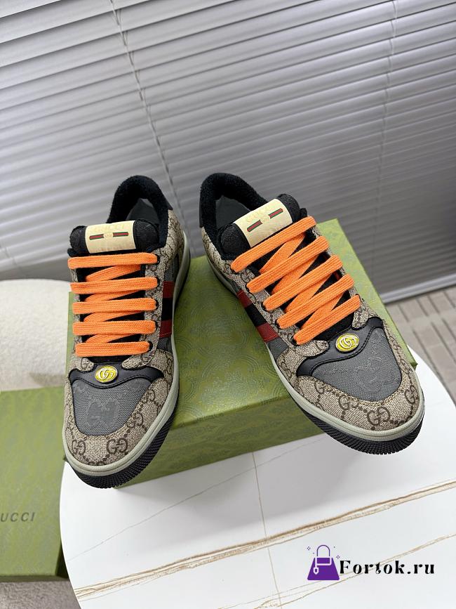 Fortok Gucci Screener GG canvas sneakers Black - 1