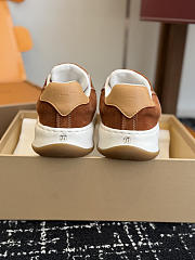 Fortok Louis Vuitton LV Tilted sneakers in light brown suede - 5