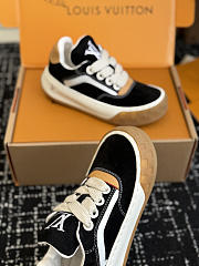 Fortok Louis Vuitton LV Tilted sneakers in Black suede - 4