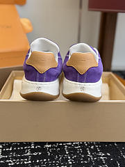 Fortok Louis Vuitton LV Tilted sneakers in Suede Purple - 3