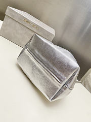 Fortok Jimmy Choo Bun Bun Bag Silver 16x16x9cm - 3