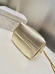 Fortok Jimmy Choo Bun Bun Bag Gold 16x16x9cm - 2