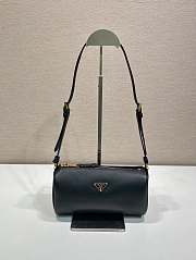 Fortok Prada Arqué leather shoulder bag Black 22x9x7.5cm - 1