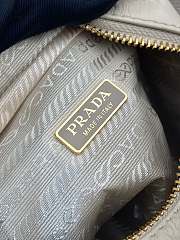 Fortok Prada Dangle Mini leather top-handle bag Ivory 14x14x13.5cm - 2