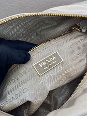 Fortok Prada Dangle Mini leather top-handle bag Ivory 30x14x13.5cm - 2