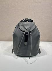Fortok Prada Re-Nylon backpack Mercury Gray 25x35x15cm - 1