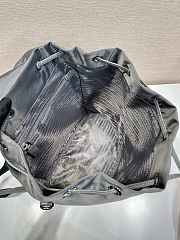 Fortok Prada Re-Nylon backpack Mercury Gray 25x35x15cm - 4