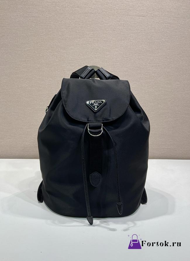 Fortok Prada Re-Nylon backpack Black 25x35x15cm - 1