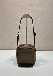 Fortok Prada leather shoulder bag Brown 15x14x11cm - 5